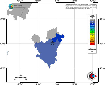 Mappa MCS - territori comuni
