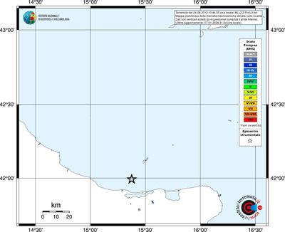 Mappa EMS - territori località