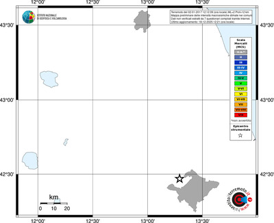 Mappa MCS - territori comuni