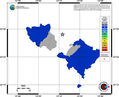 Mappa EMS - territori comuni