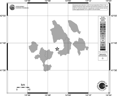 Mappa EMS - territori comuni