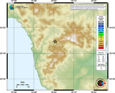 Mappa EMS - località