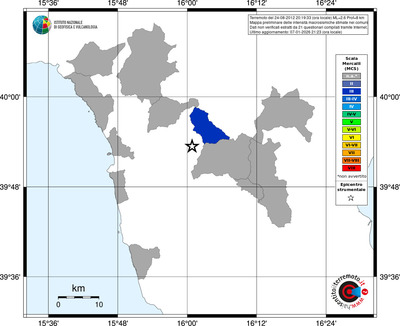 Mappa MCS - territori comuni