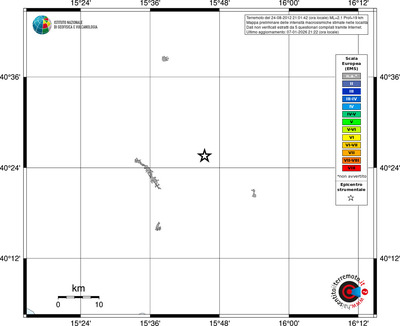 Mappa EMS - territori località