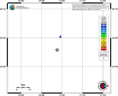 Mappa MCS - territori località
