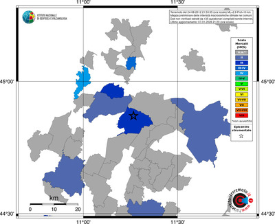 Mappa MCS - territori comuni
