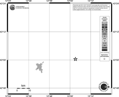 Mappa EMS - territori località