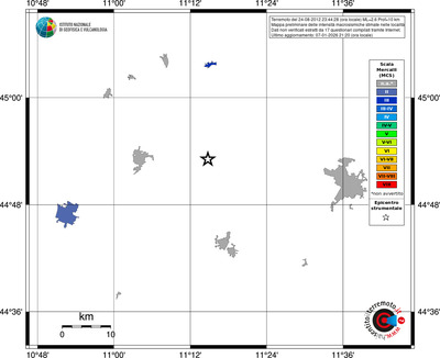 Mappa MCS - territori località