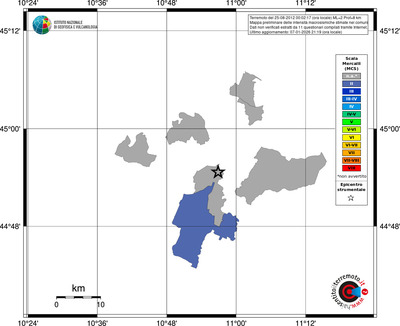 Mappa MCS - territori comuni