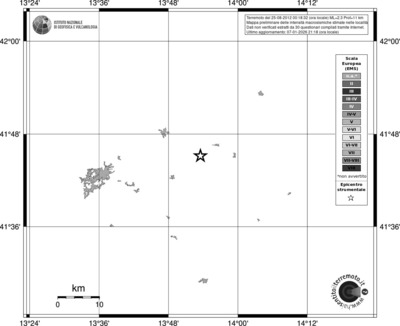 Mappa EMS - territori località