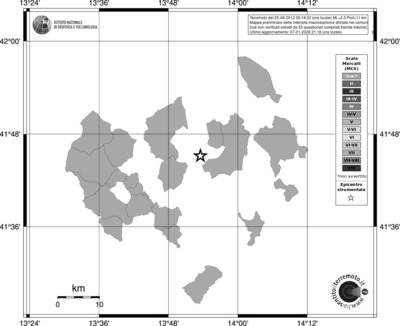 Mappa MCS - territori comuni