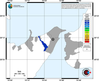 Mappa EMS - territori comuni