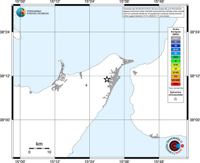 Mappa EMS - territori località