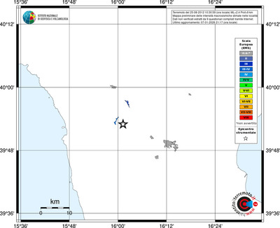 Mappa EMS - territori località