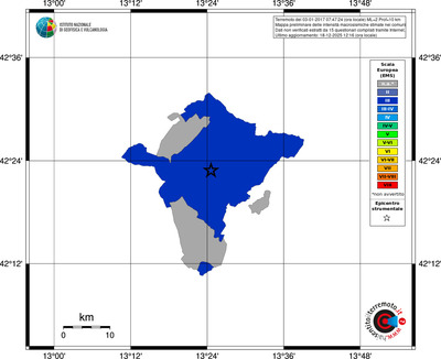 Mappa EMS - territori comuni