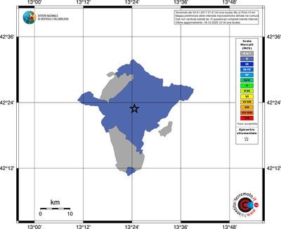 Mappa MCS - territori comuni