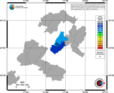 Mappa MCS - territori comuni
