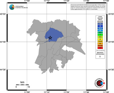 Mappa MCS - territori comuni
