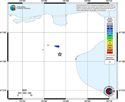 Mappa EMS - territori località