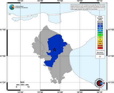 Mappa EMS - territori comuni