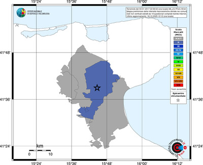 Mappa MCS - territori comuni