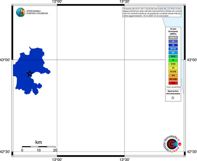Mappa EMS - territori comuni