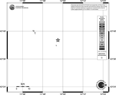 Mappa EMS - territori località