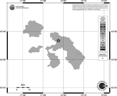 Mappa EMS - territori comuni