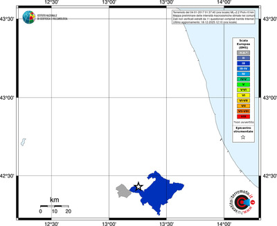 Mappa EMS - territori comuni