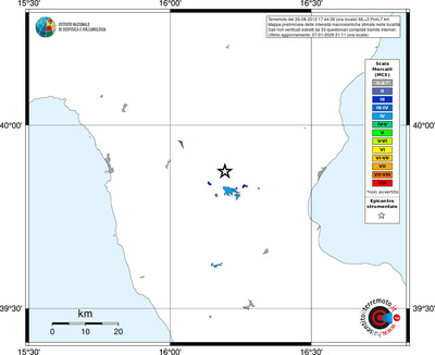 Mappa MCS - territori località