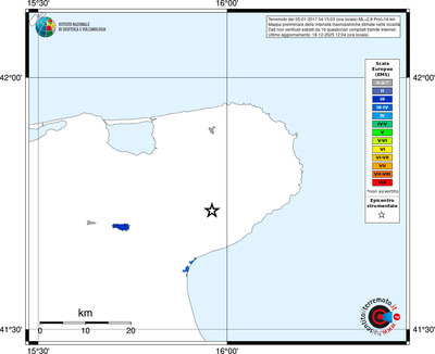 Mappa EMS - territori località