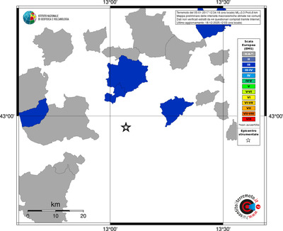 Mappa EMS - territori comuni