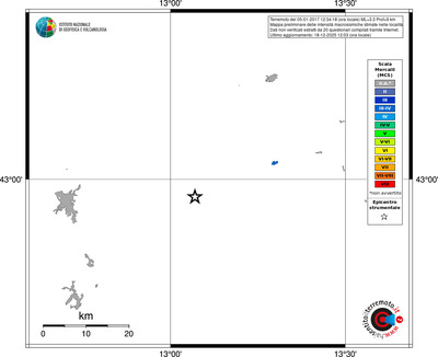 Mappa MCS - territori località