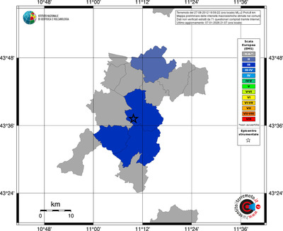 Mappa EMS - territori comuni