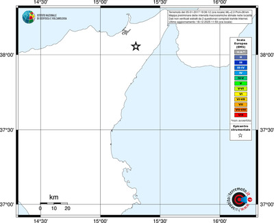 Mappa EMS - territori località