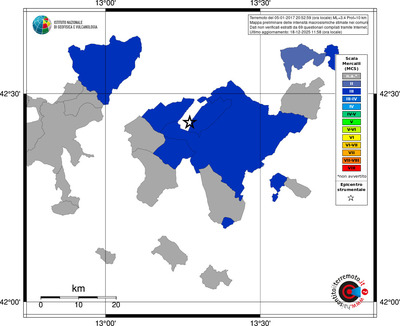 Mappa MCS - territori comuni