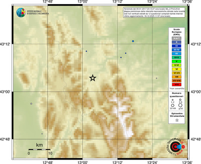 Mappa EMS - località