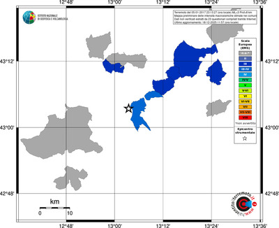 Mappa EMS - territori comuni