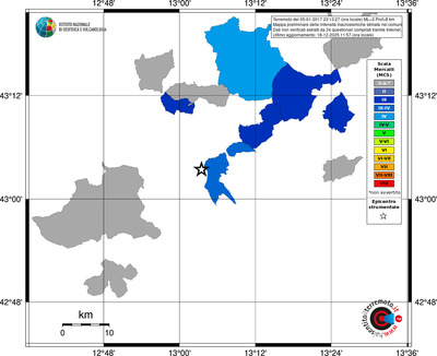 Mappa MCS - territori comuni