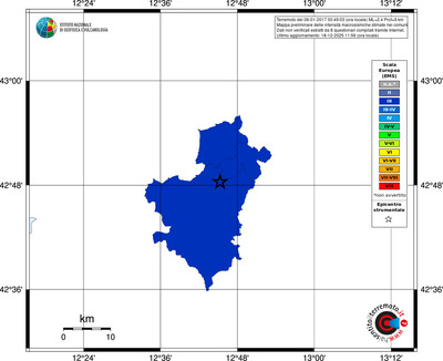 Mappa EMS - territori comuni