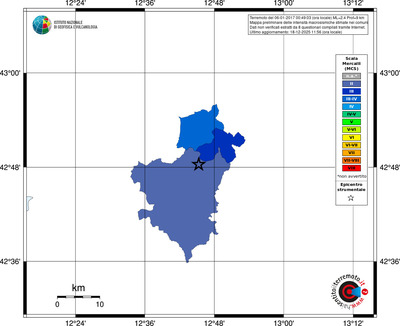 Mappa MCS - territori comuni