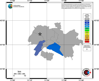 Mappa MCS - territori comuni