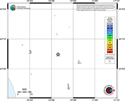 Mappa MCS - territori località