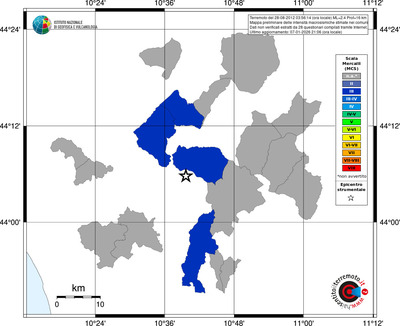 Mappa MCS - territori comuni