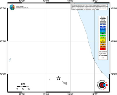 Mappa EMS - territori località