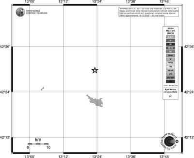 Mappa MCS - territori località