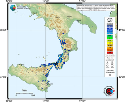 Mappa EMS - comuni