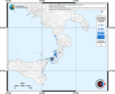 Mappa territorio comunale con almeno 3 questionari