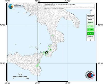 Mappa territorio comunale con almeno 3 questionari