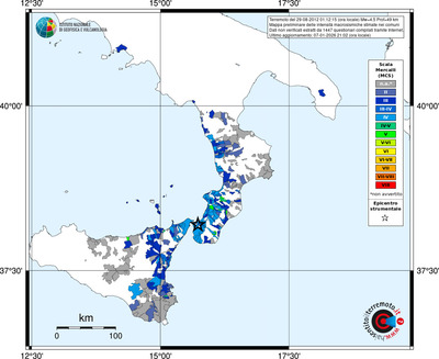 Mappa MCS - territori comuni